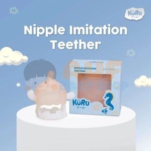 Kuru ST2 Baby Nipple Imitation Silicone Teether