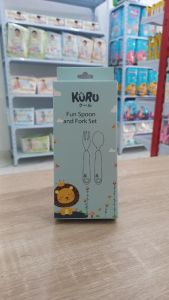 Kuru Stainless Spoon Fork Cream