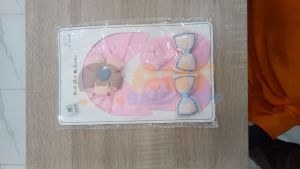 NIA PREMIUM FLOWER BABY SOCK AND HAT SET