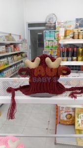 Kupluk Rusa Merah Marun
