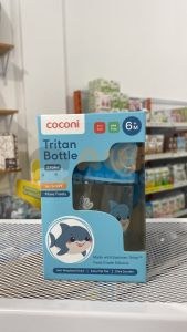 Coconi Tritan Bottle 270ml Botol minum bayi anak dengan pemberat 360 Baby drinking sippy cup - OCEAN SHARK-OCEAN SHARK