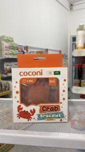COCONI Bracelet Crab Teether | Gigitan Mainan Gelang Bayi Kepiting - ORANGE