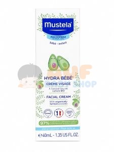 MUSTELA HYDRA BEBE FACIAL CR 40 ML