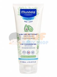 MUSTELA 2 IN 1 CLEANSING GEL 200ML