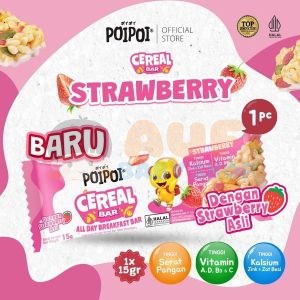 POIPOI CEREAL BAR RASA STRAWBERRY 15GR