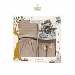 Vinata Baby Set 4 In 1 Soft Cream