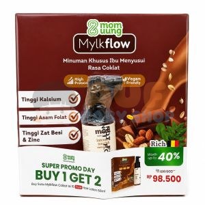 Mom Uung Bundling - Susu Coklat 15 Sachet V2 + Free Hair Lotion 50ml + Sticker Bundling