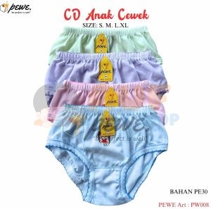 Celana Dalam (S 1-2 Tahun ) 1 Lusin 12 Pcs Anak Cewe