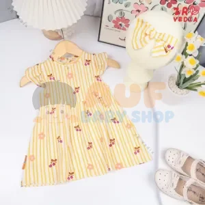 Dress Arabella (Cherry Sun) 3-12 Bulan