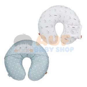 Omiland Bantal Ibu Menyusui Bulat + Bantal Lengan Alpaca Series Biru