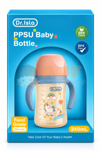 Dr isla PPSU Baby Bottle 240ml - Pink DPB02PK