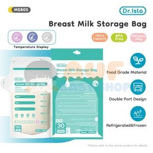 Dr isla Breast Milk Storage Bag 150ml (10pcs)