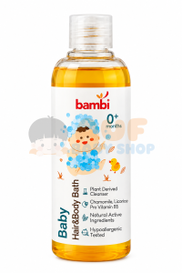 BAMBI B HAIR&BDY BATH 2IN1 200ML