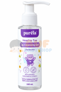 Purela head to Toe Cleansing Gel 100ml