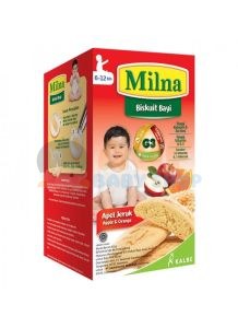 MILNA BABY BISKUIT APEL JERUK 65G