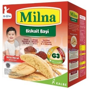 MILNA BABY BISKUIT BERAS MERAH 110G