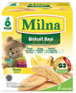 MILNA BABY BISKUIT PISANG 110G